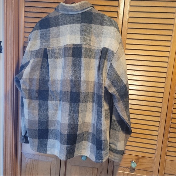 America Tradition Wool Blend Plaid Shacket - Picture 3 of 7